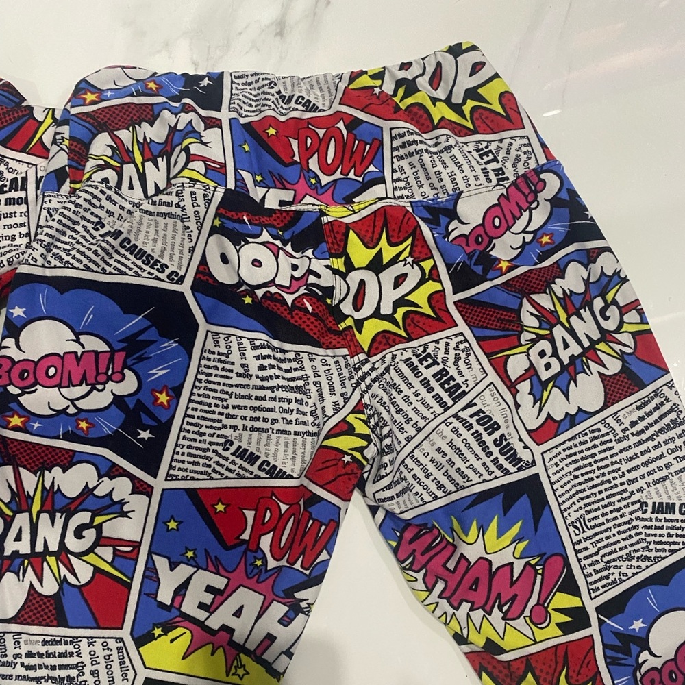 Comic Book Print Matching Shorts Set - Picture 6 of 6